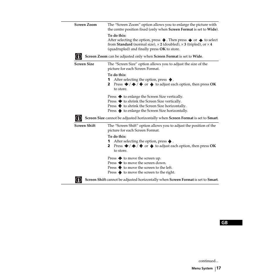 Sony KZ-32TS1E User Manual | Page 17 / 135