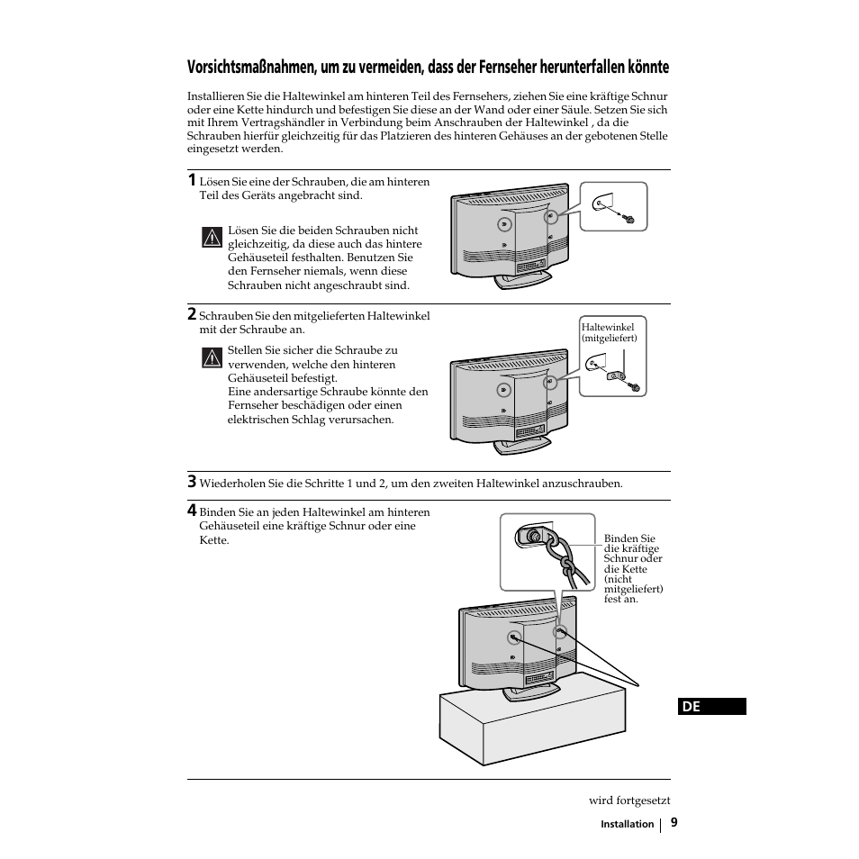 Sony KZ-32TS1E User Manual | Page 42 / 135