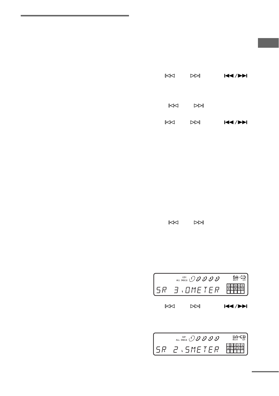 Ajuste de la distancia de los altavoces | Sony SCD-CE595 User Manual | Page 93 / 100