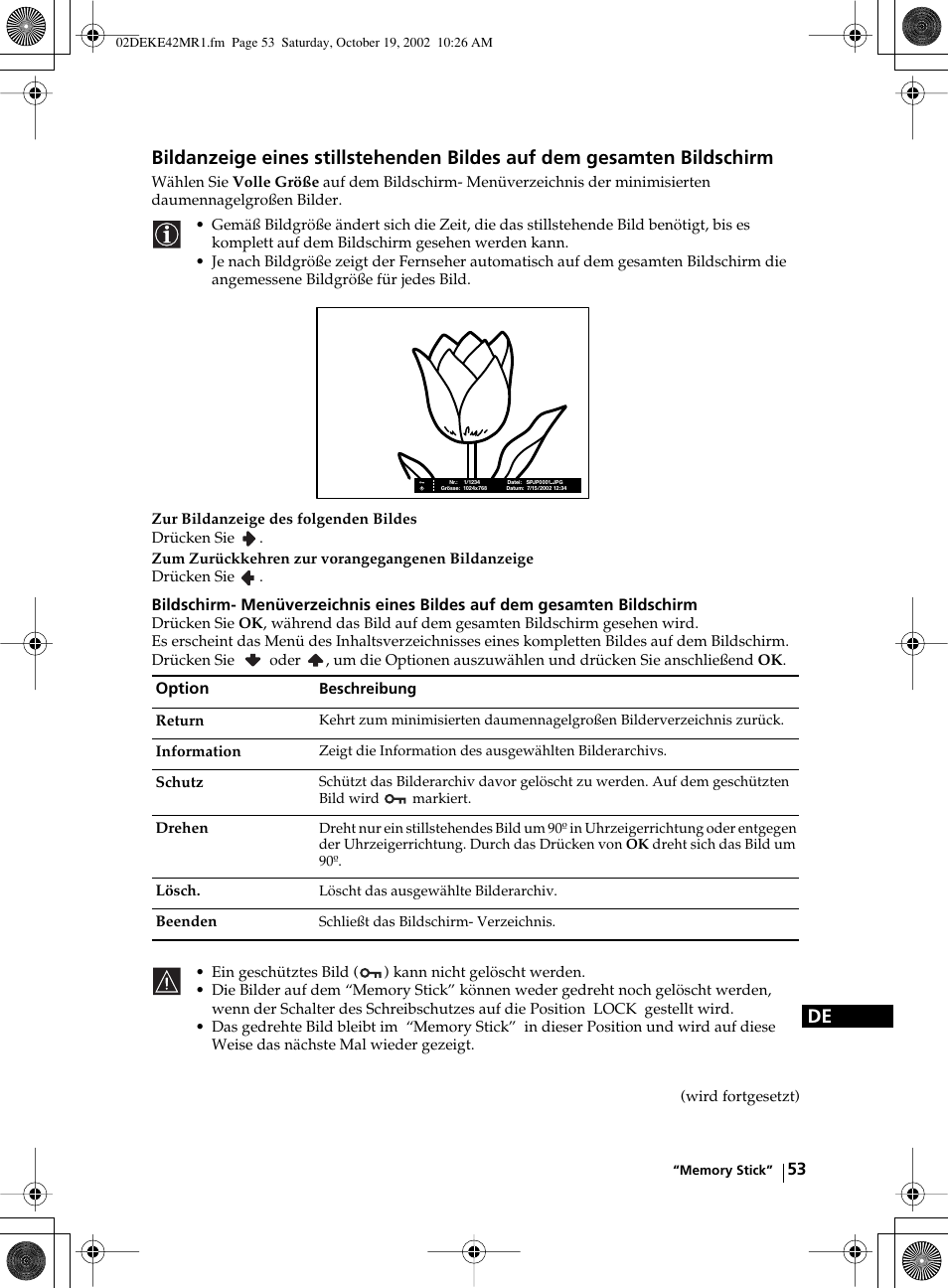 Sony KE-42MR1 User Manual | Page 129 / 305