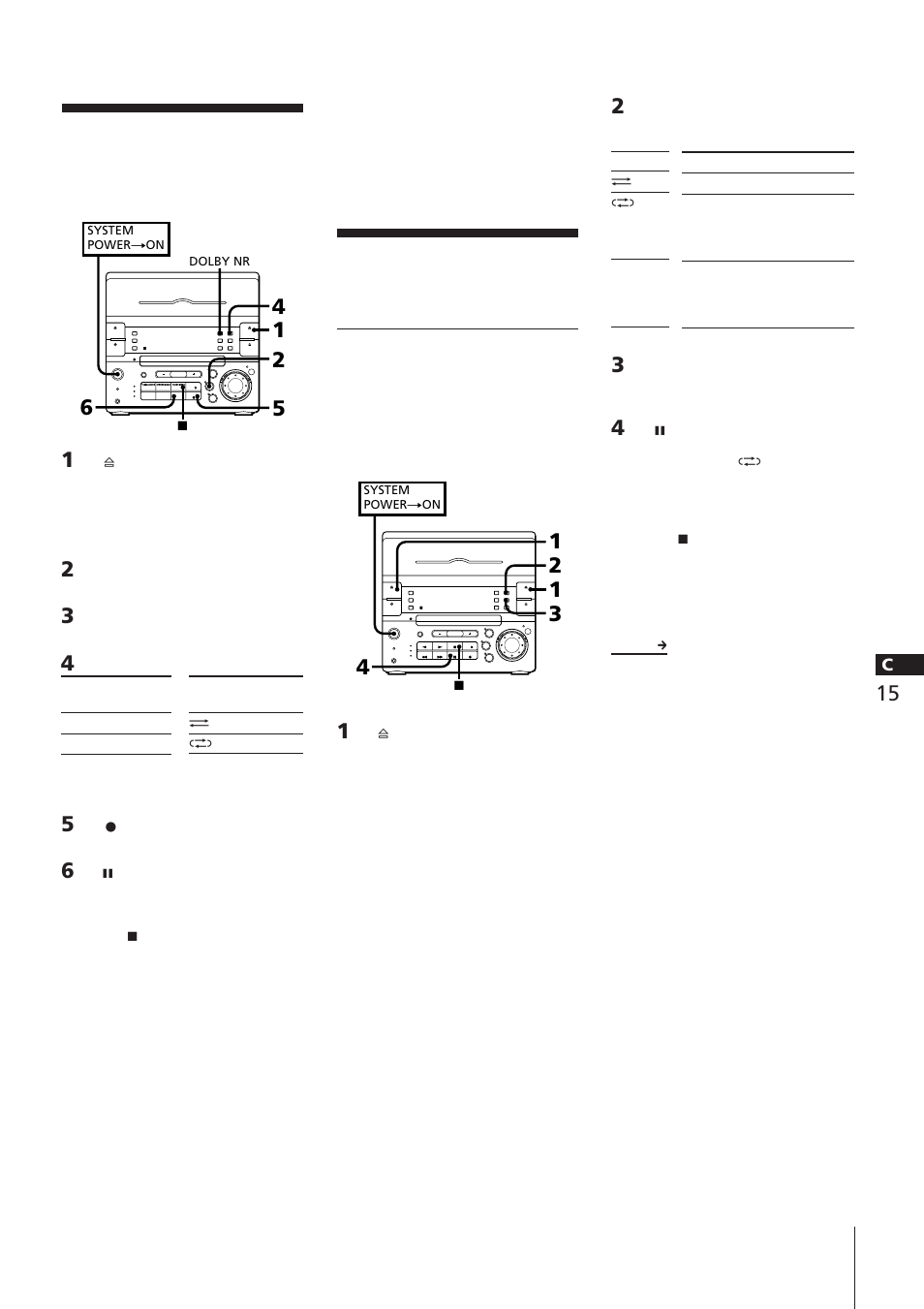 Q¶¨ µж˜ш˝ µ, Q®‰•l œ±aø˝ µ°]´˛®©ø˝ µ | Sony CHC-P33D User Manual | Page 87 / 97