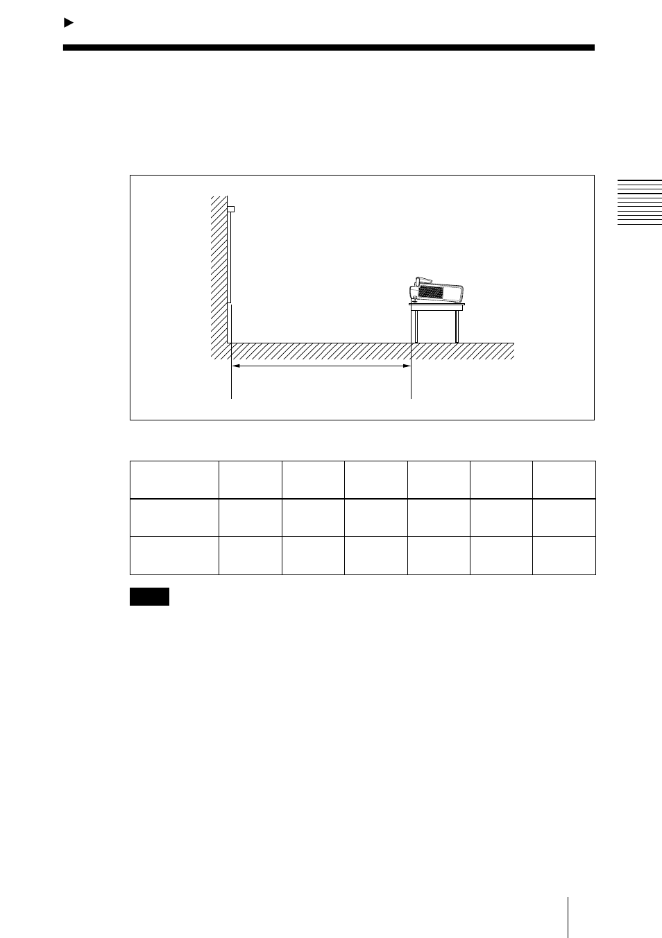 Setting up and projecting, Installing the projector | Sony VPL-CS4 User Manual | Page 13 / 120