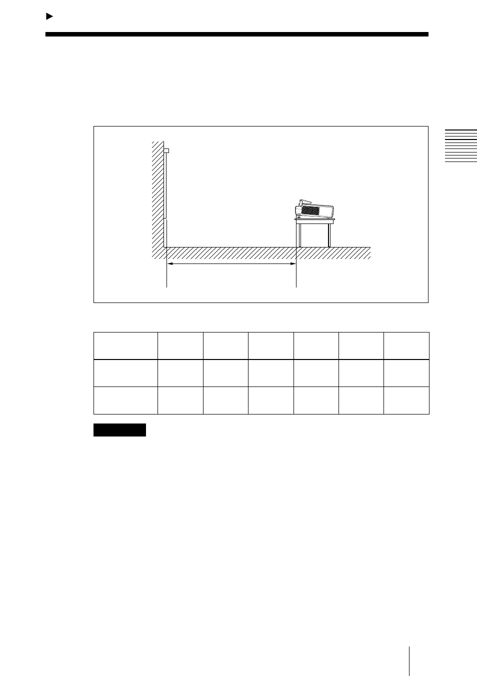 Installation et projection, Installation du projecteur | Sony VPL-CS4 User Manual | Page 53 / 120