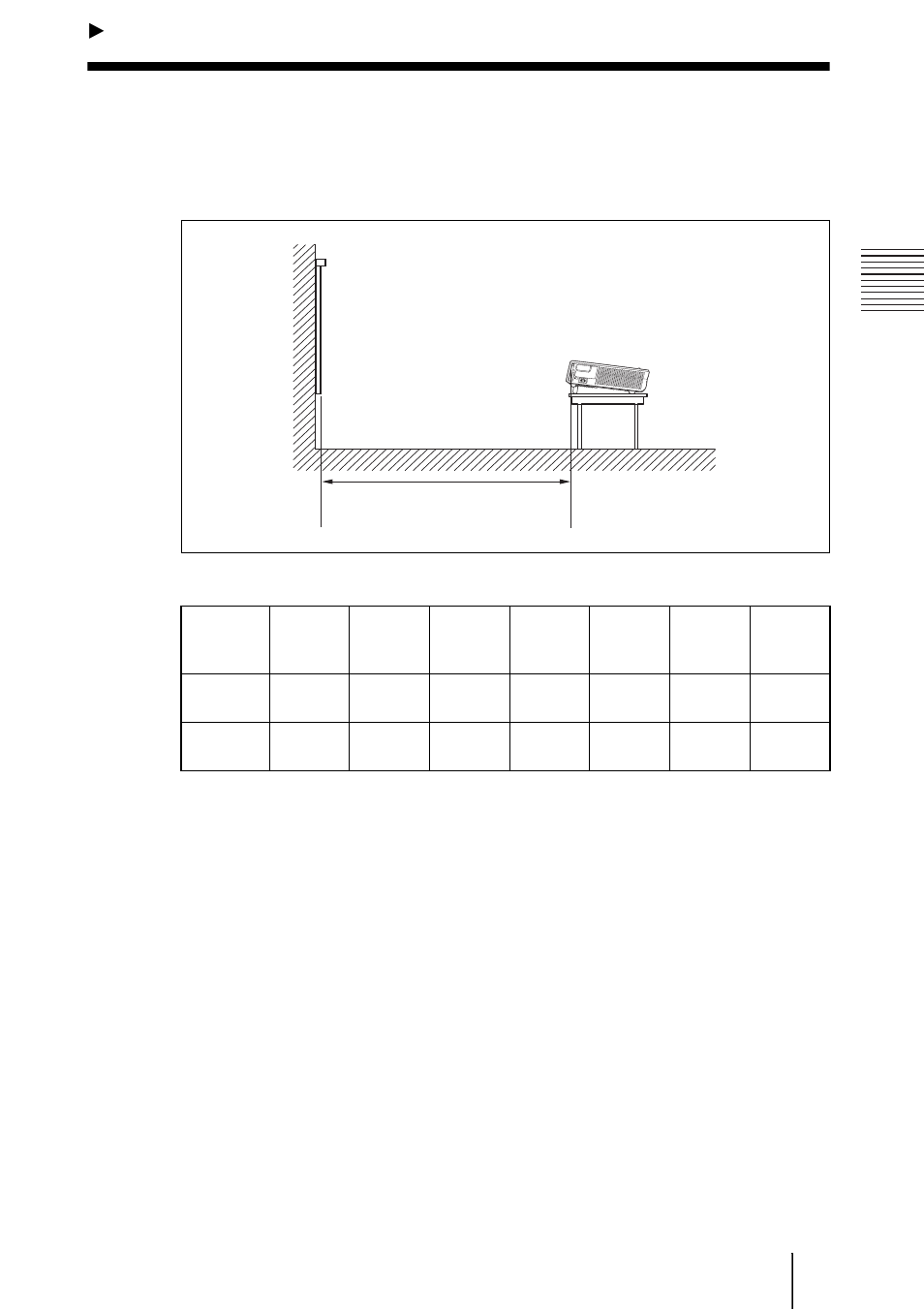 Projection de l’image, Installation du projecteur | Sony VPL-CX70 User Manual | Page 75 / 176