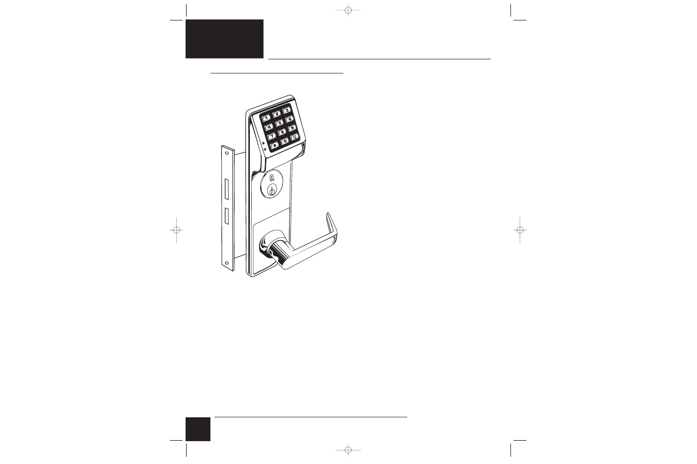 Trilogy dl3500 digital pushbutton mortise lock | Assa DL2700 User Manual | Page 7 / 9