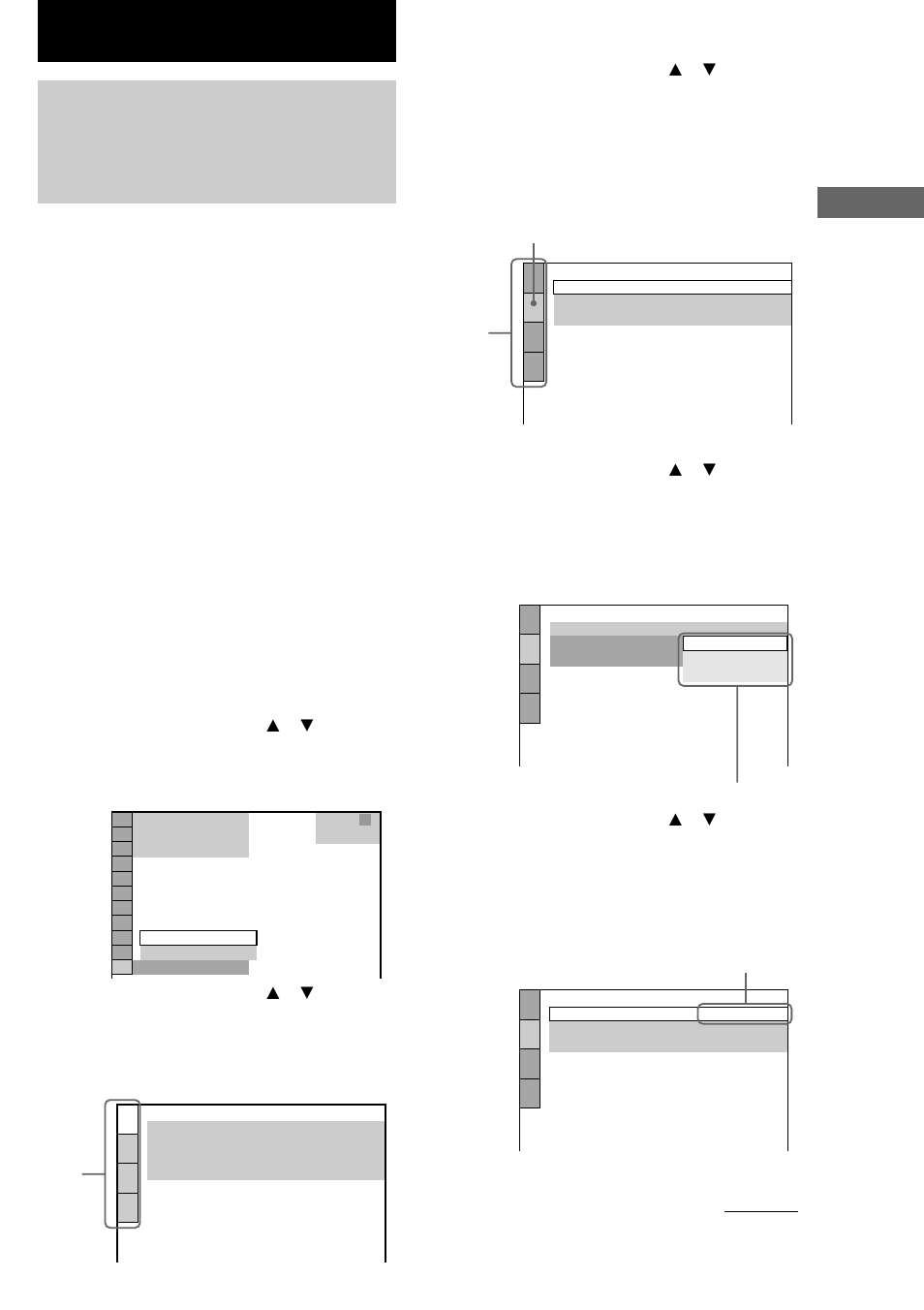 Configuración para discos dvd/video cd/cd, Utilización de la visualización de configuración | Sony MHC-DP1000D User Manual | Page 149 / 200