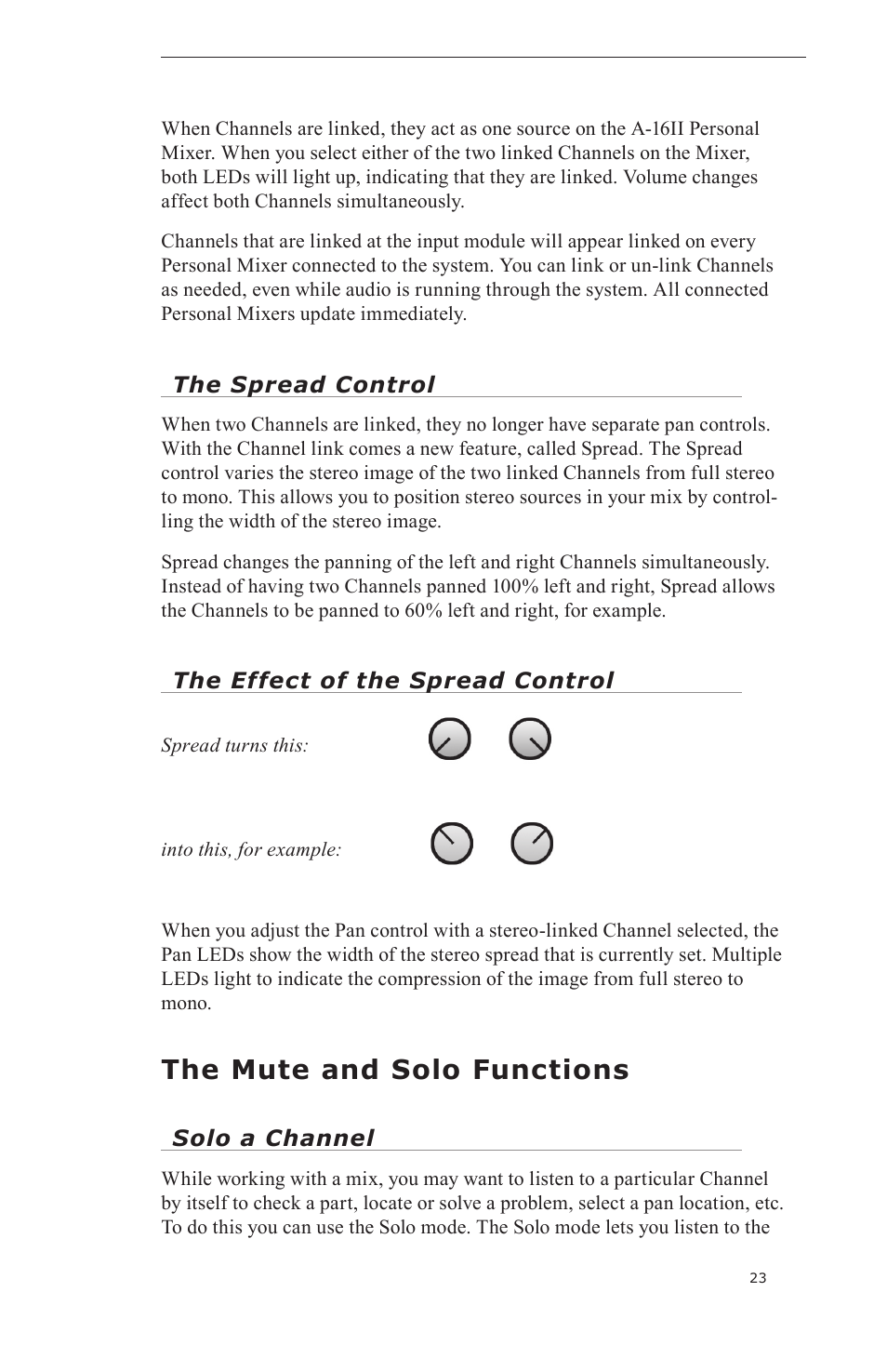The mute and solo functions | Aviom A-16II User Manual | Page 31 / 57