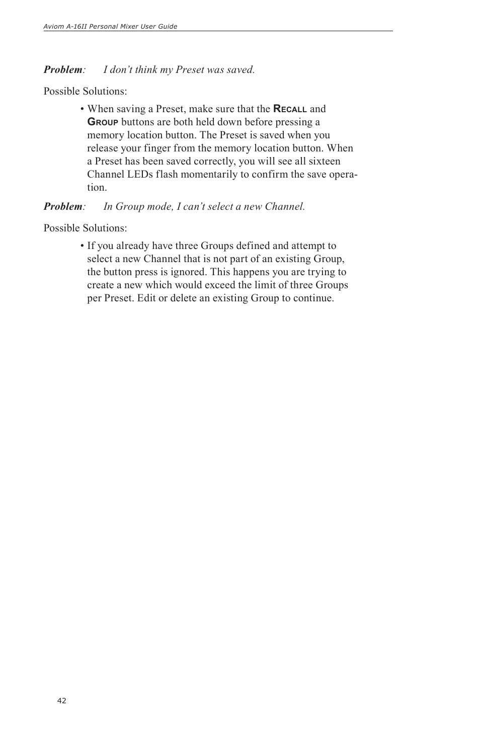 Aviom A-16II User Manual | Page 50 / 57