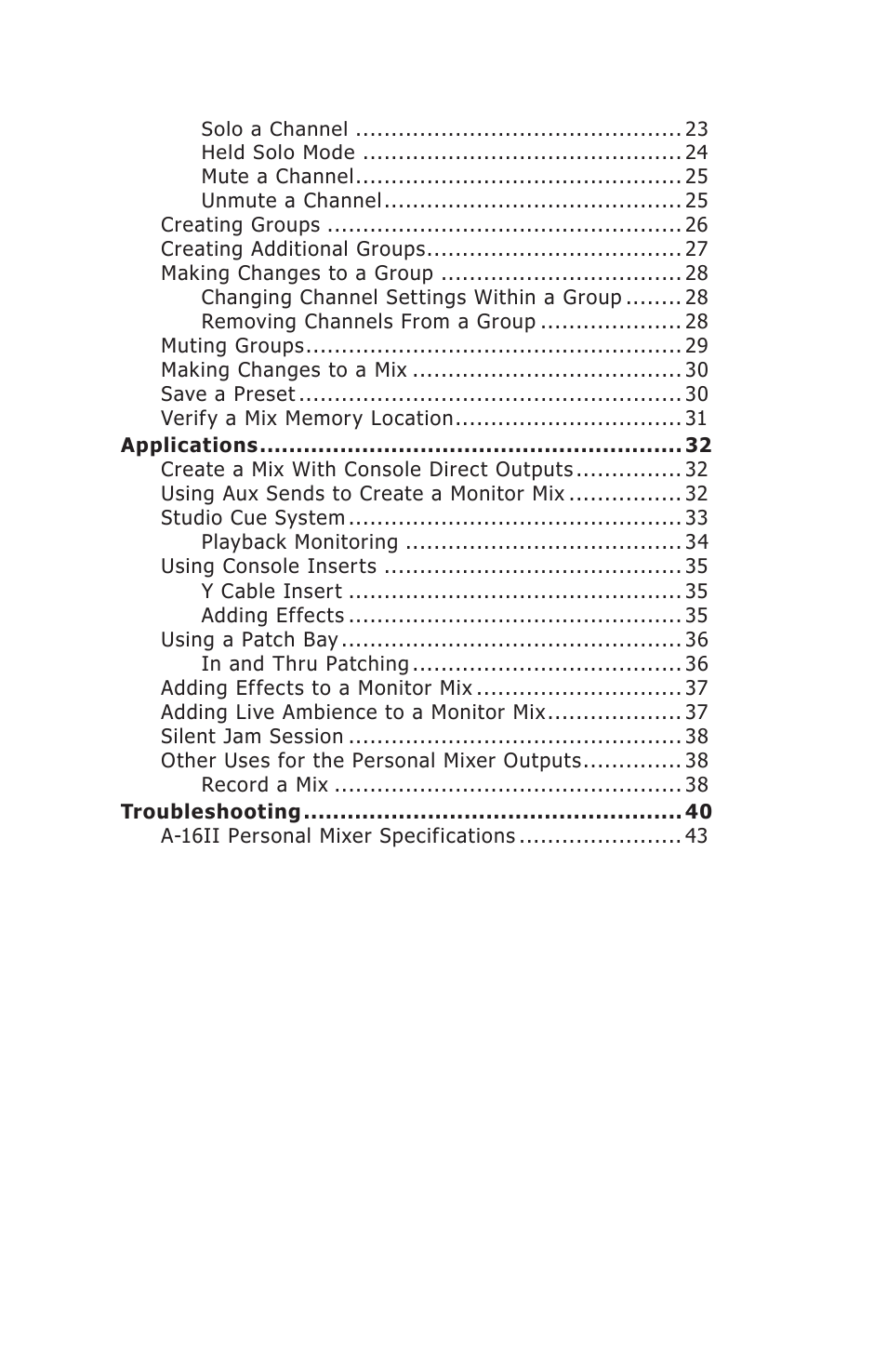 Aviom A-16II User Manual | Page 7 / 57