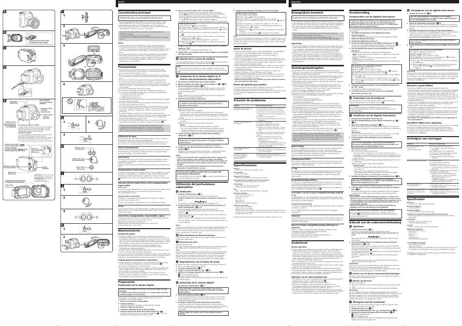 Ae b c d, 23 g h 2 1 | Sony MPK-NA User Manual | Page 2 / 2