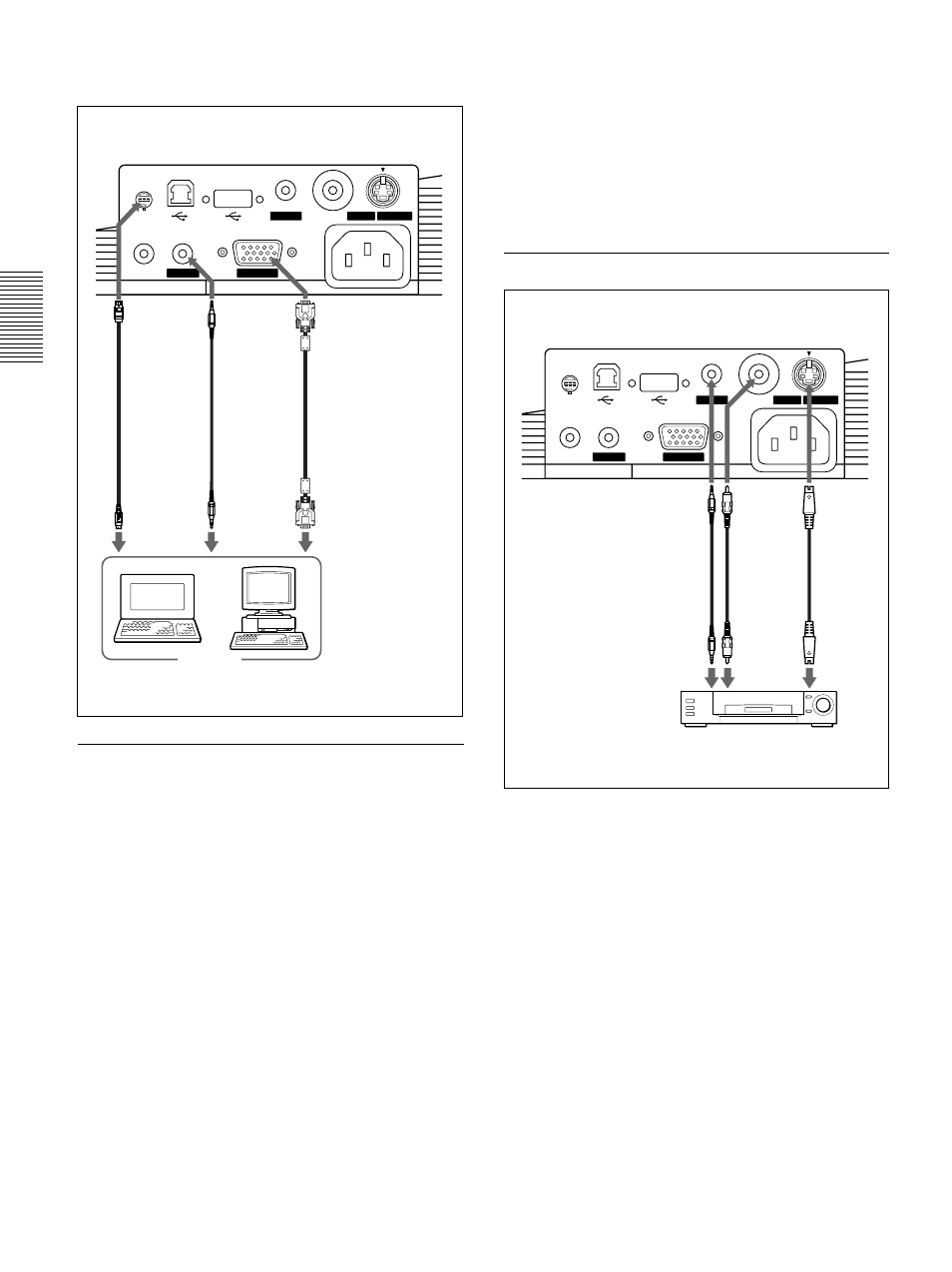 Computer, When you use a ps/2 mouse port | Sony VPL-PS10 User Manual | Page 20 / 128