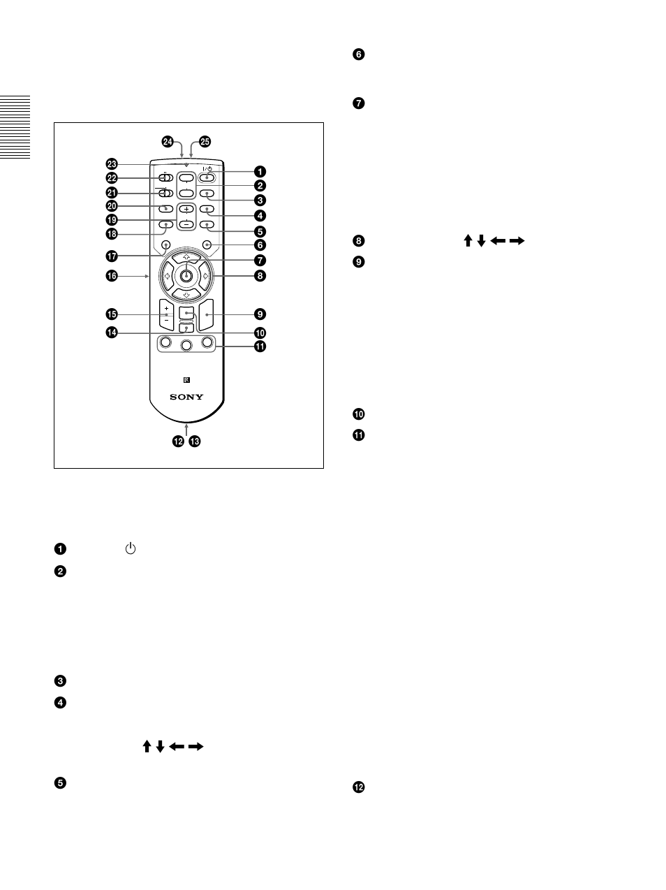 Télécommande (fournie avec le vpl-px15/px10), Remarques sur le faisceau laser | Sony VPL-PS10 User Manual | Page 56 / 128