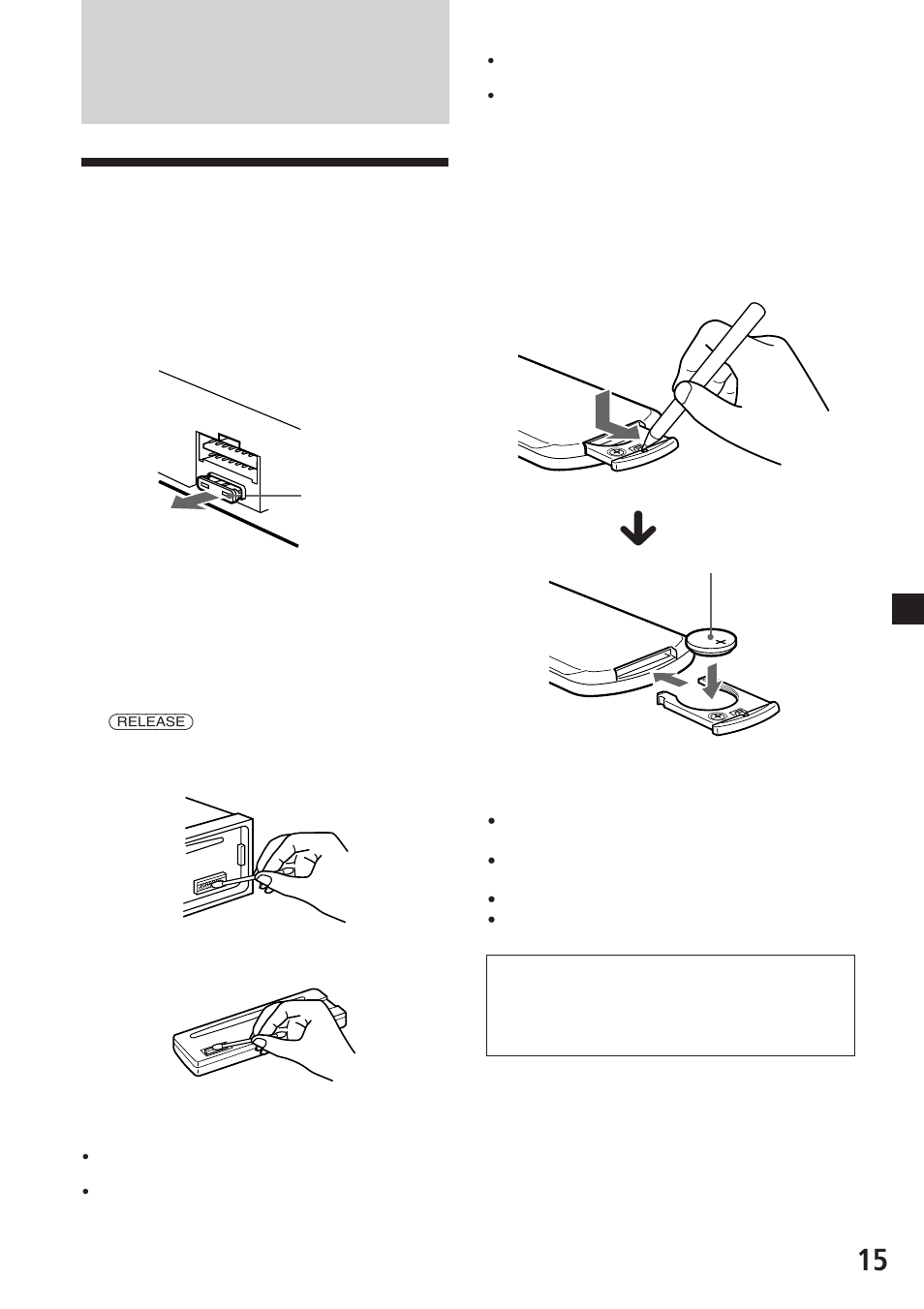附加資訊, 15 保養 | Sony CDX-L470X User Manual | Page 51 / 56