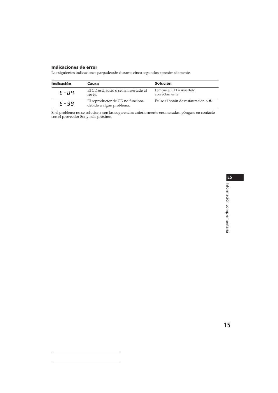 Sony CDX-4160 User Manual | Page 29 / 32