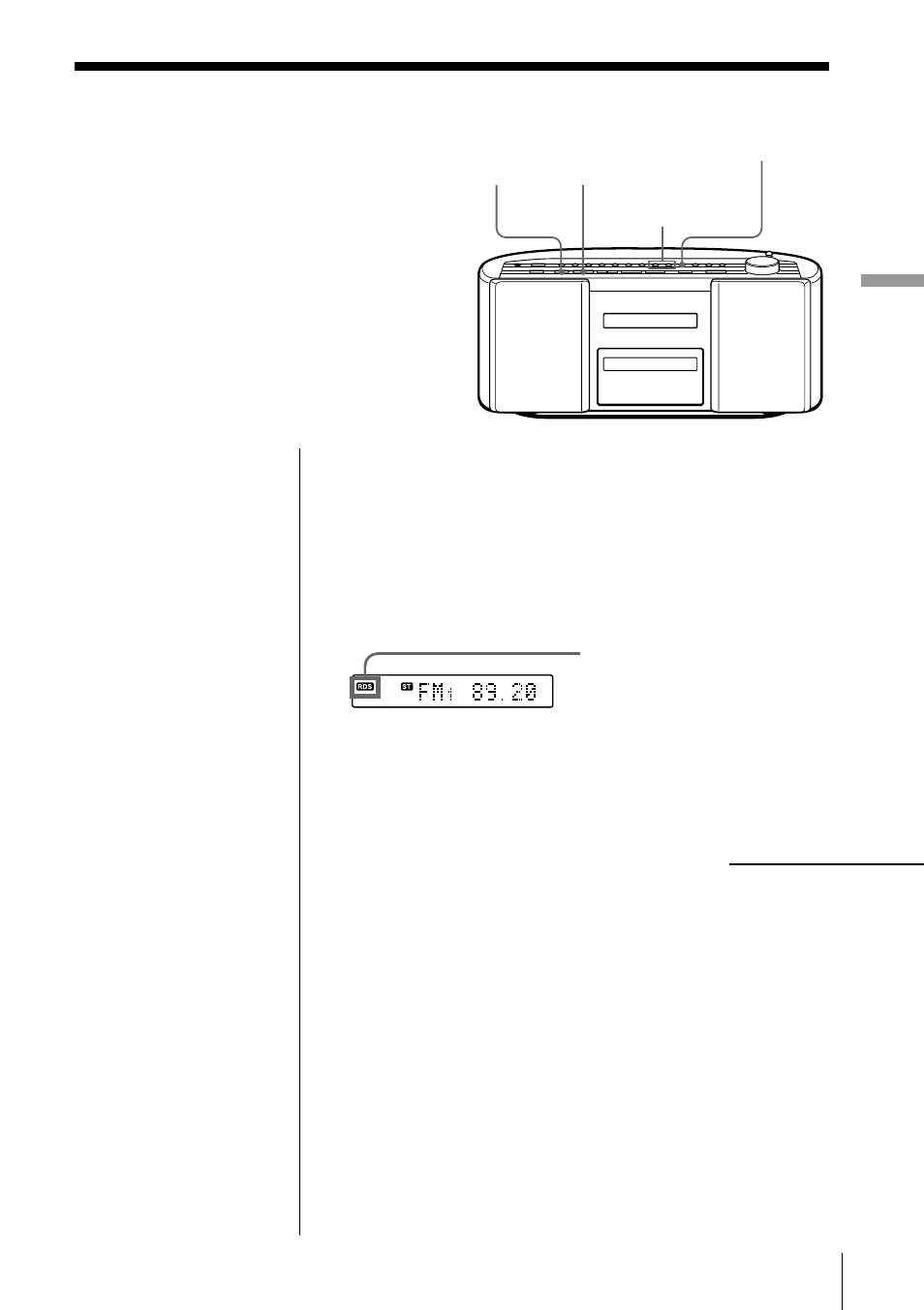 Using the radio data system (rds) | Sony ZS-2000 User Manual | Page 19 / 92