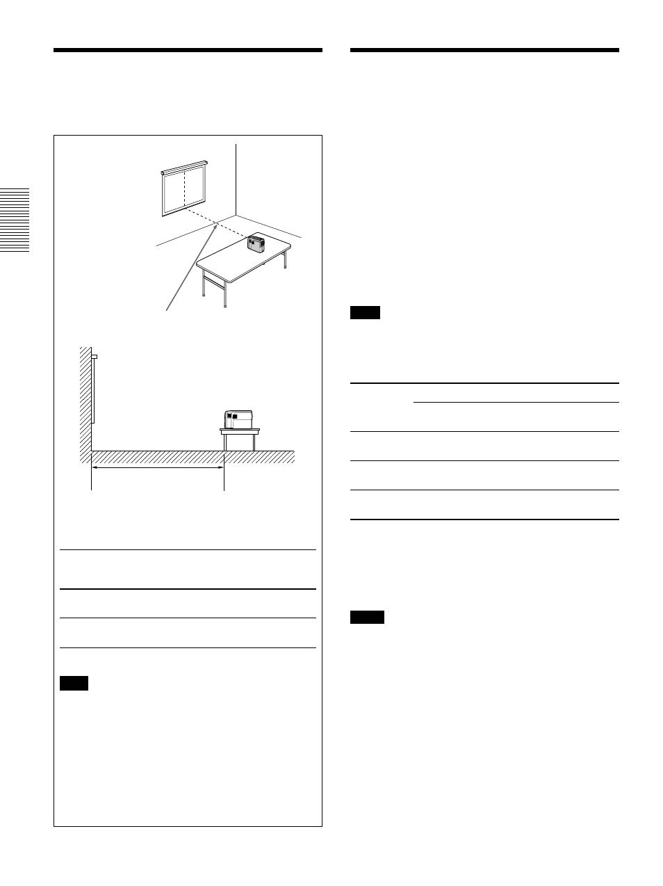 Instalaci溶 del proyector, Conexi溶, Conexi溶 con un ordenador | Instalación del proyector, Conexión, Conexión con un ordenador | Sony VPL-PX1 User Manual | Page 74 / 96