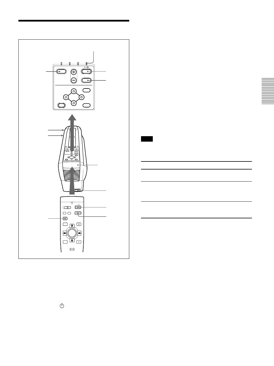 Proyecci溶, Proyección, Gire el anillo de enfoque para ajustar el enfoque | Sony VPL-PX1 User Manual | Page 77 / 96