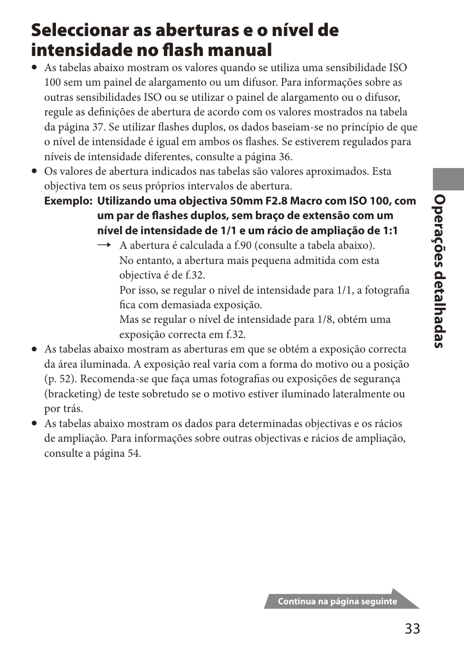 O per aç ões detalhadas | Sony HVL-MT24AM User Manual | Page 93 / 294