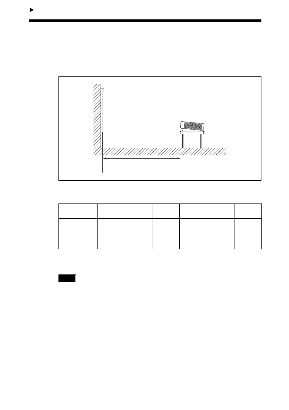 Setting up and projecting, Installing the projector | Sony VPL-ES1 User Manual | Page 16 / 156