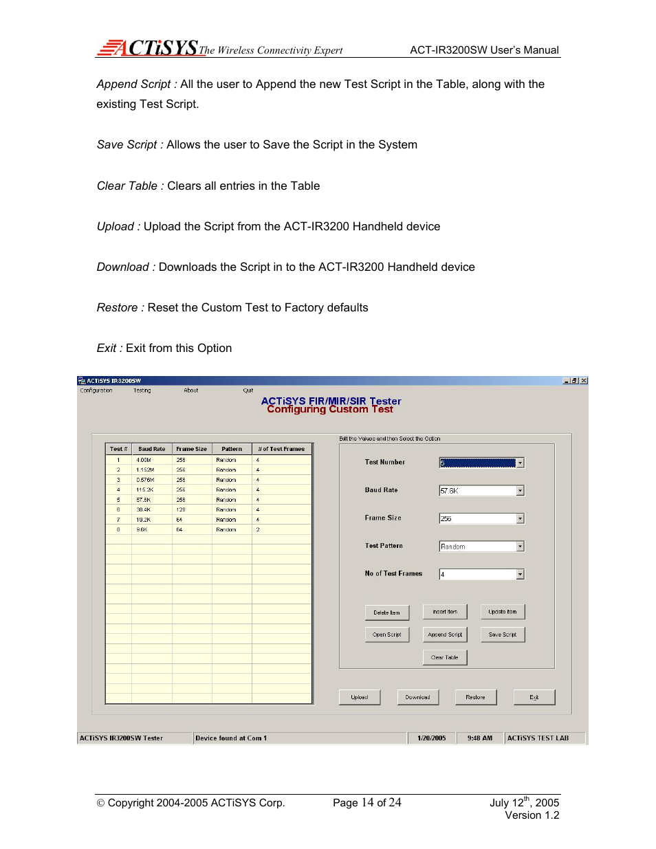 ACTiSYS ACT-IR3200SW User Manual | Page 14 / 24
