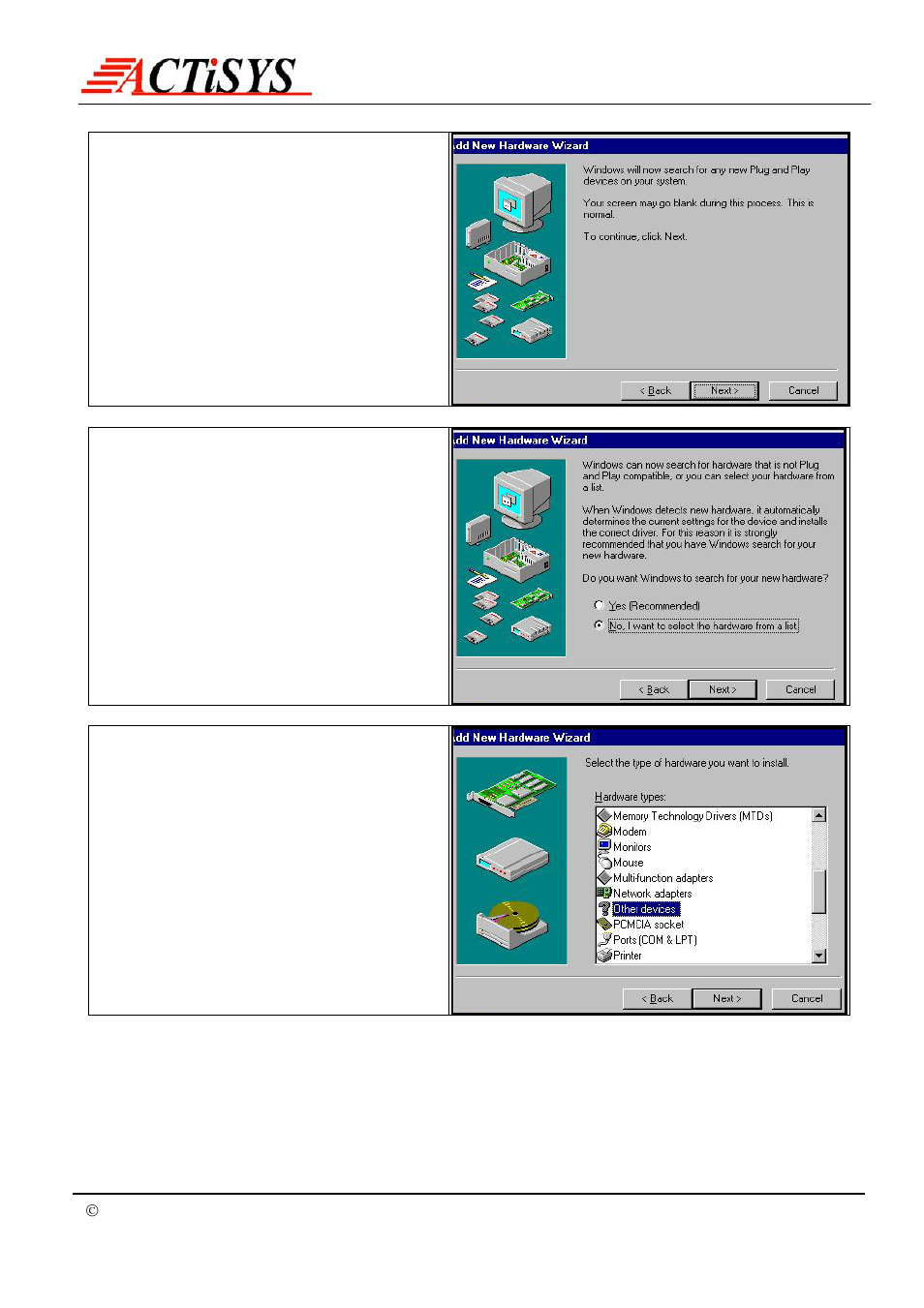 ACTiSYS IrDA PC Adapter ACT-IR220L+/220L/200L User Manual | Page 20 / 37