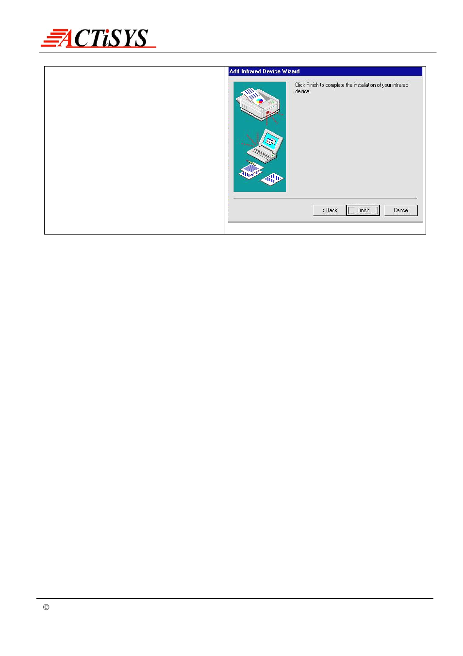 ACTiSYS IrDA PC Adapter ACT-IR220L+/220L/200L User Manual | Page 25 / 37