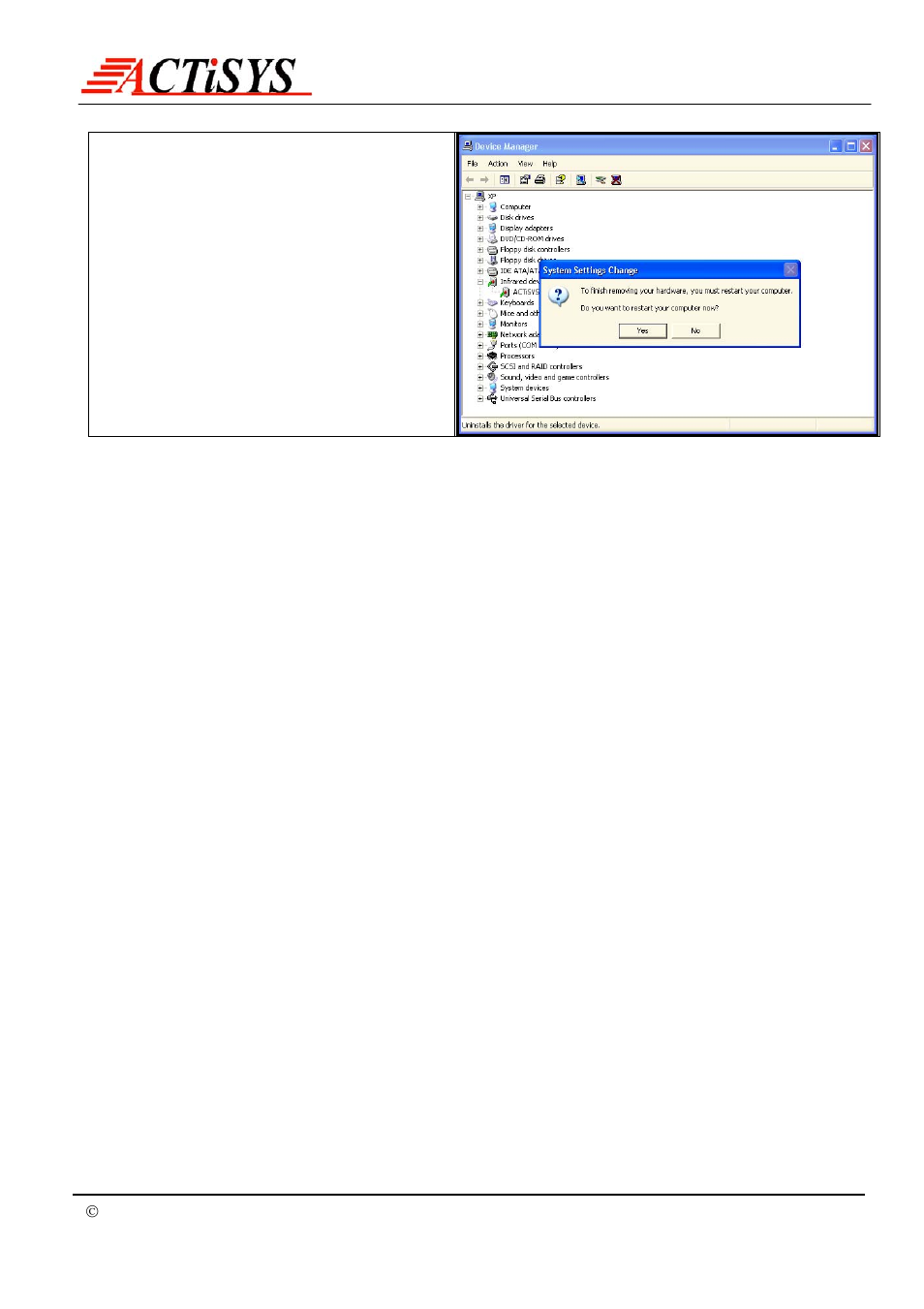 ACTiSYS IrDA PC Adapter ACT-IR220L+/220L/200L User Manual | Page 33 / 37