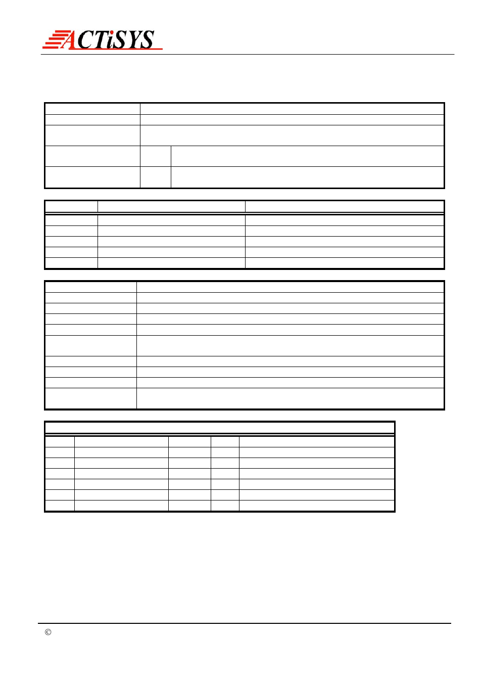 Specifications | ACTiSYS IrDA PC Adapter ACT-IR220L+/220L/200L User Manual | Page 35 / 37