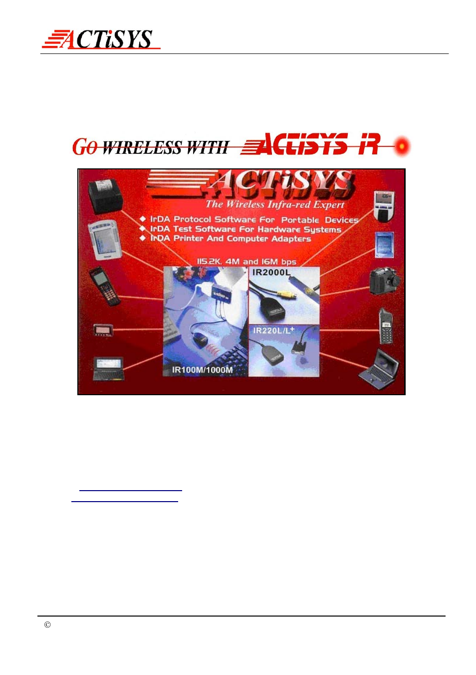 Contact information | ACTiSYS IrDA PC Adapter ACT-IR220L+/220L/200L User Manual | Page 37 / 37