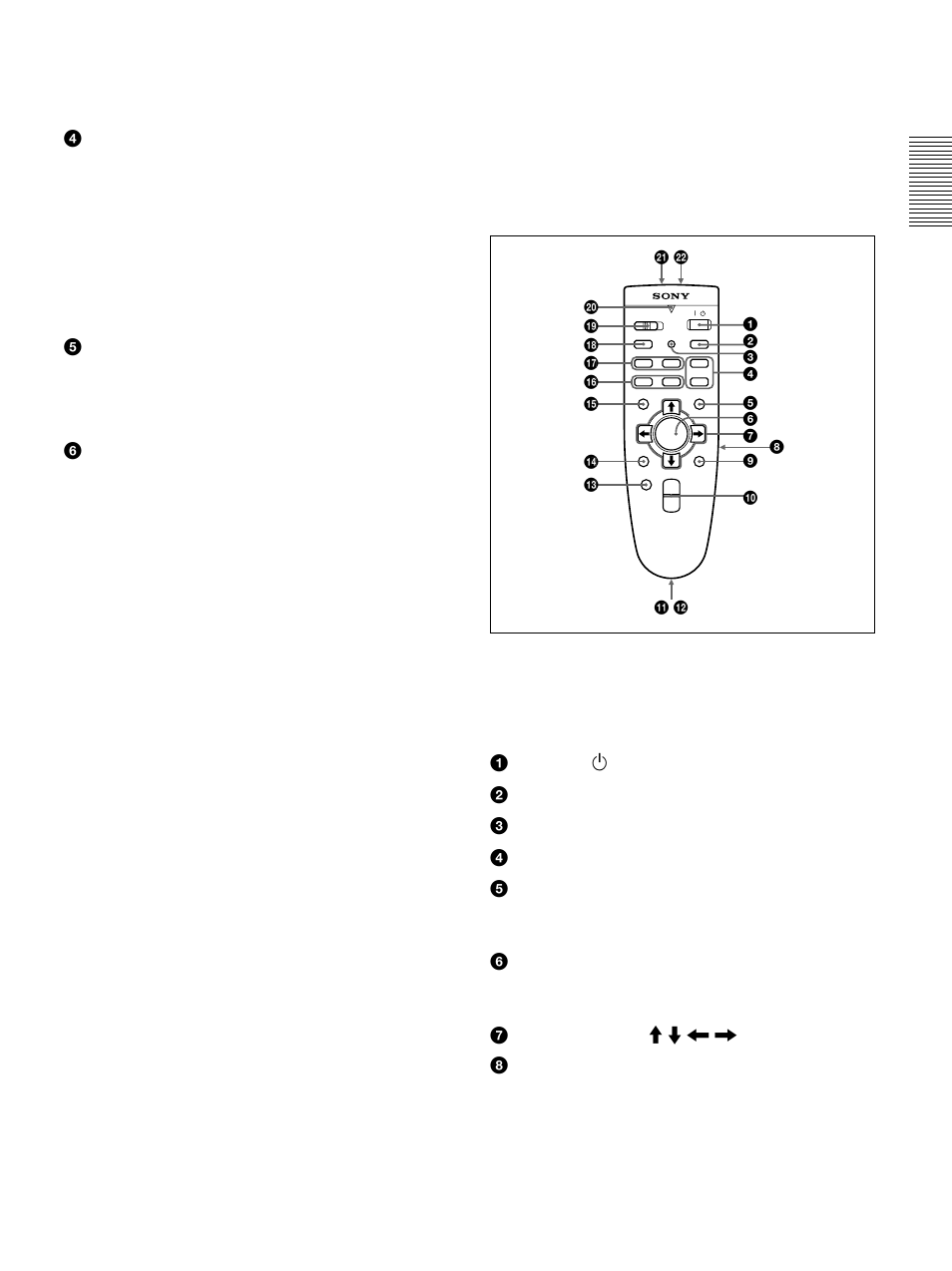 T四残ommande, Télécommande, Remarques sur le faisceau laser | Sony VPL-PX30 User Manual | Page 53 / 124
