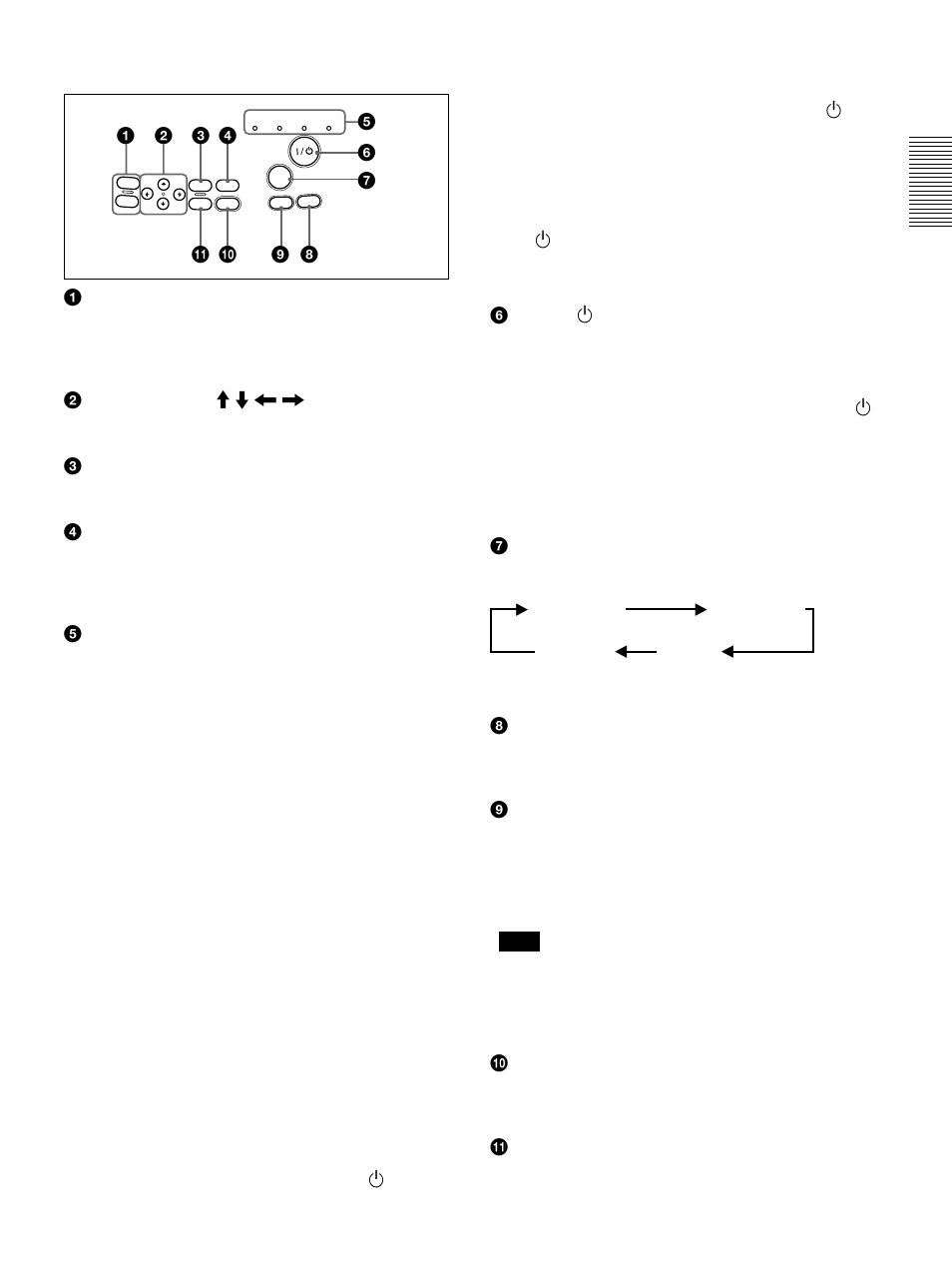 Panel de control | Sony VPL-PX30 User Manual | Page 91 / 124