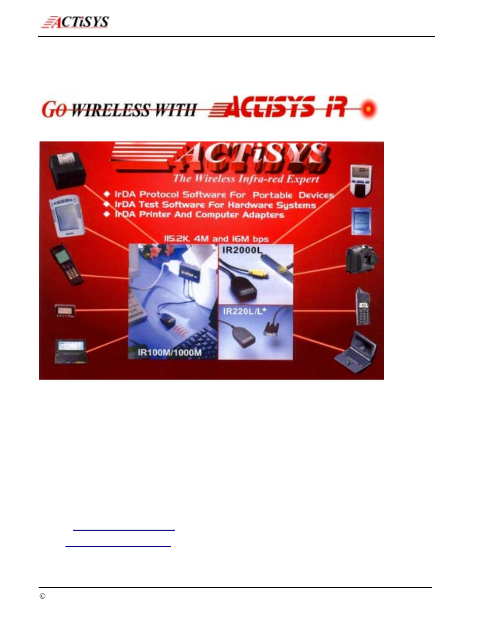 Contact information | ACTiSYS RS232 User Manual | Page 18 / 18