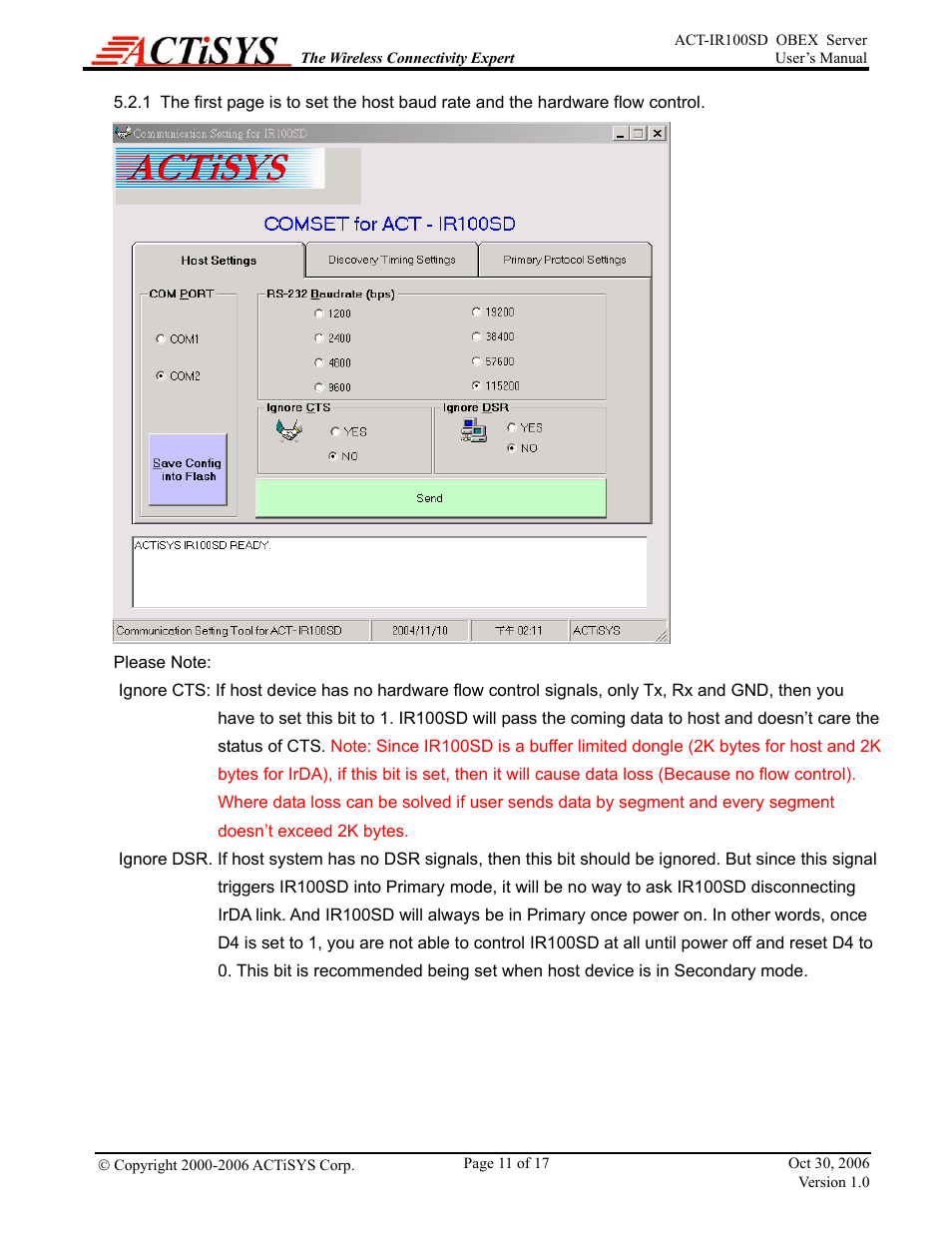 ACTiSYS ACT-IR100SD User Manual | Page 11 / 17