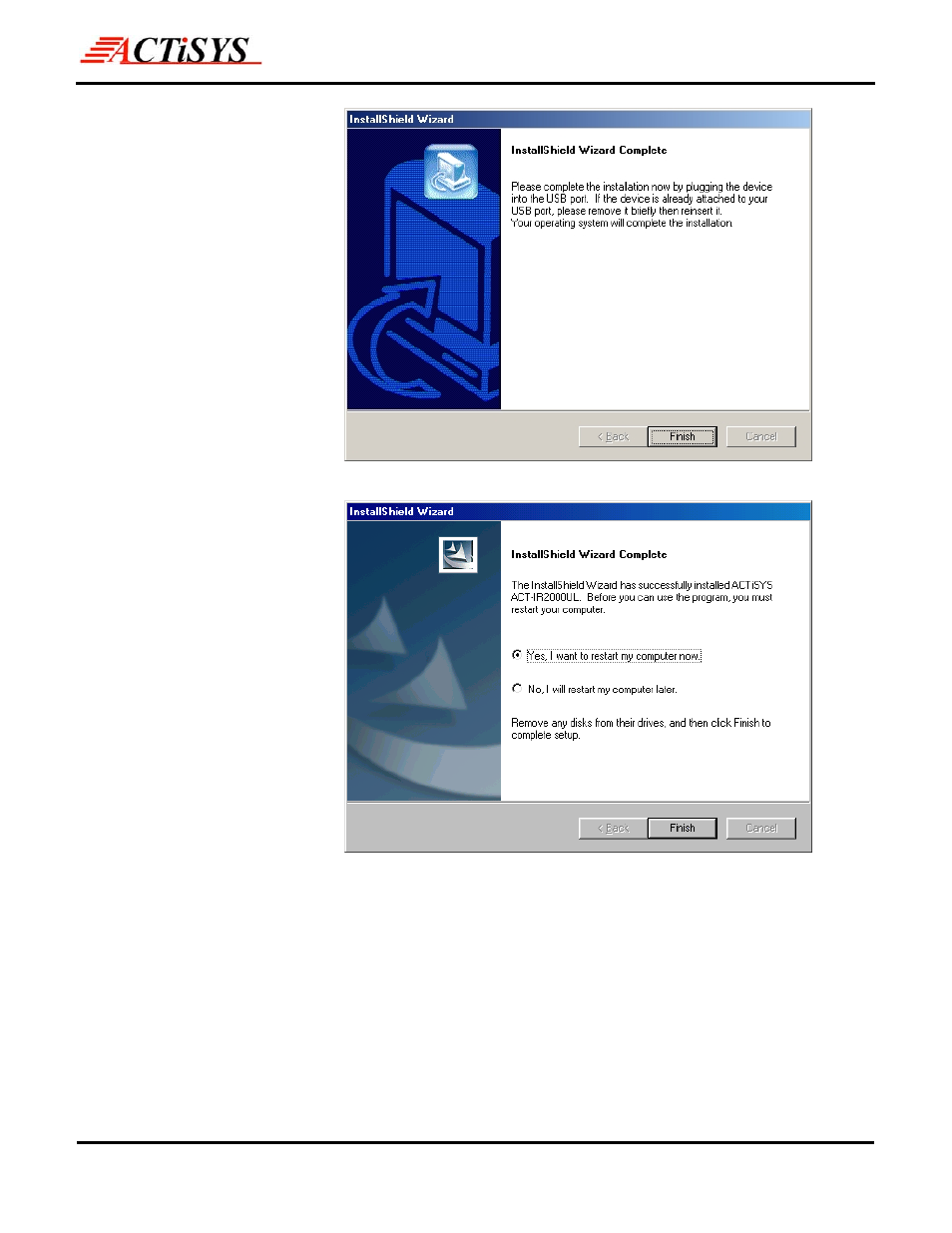 ACTiSYS ACT IR2000UL User Manual | Page 7 / 20