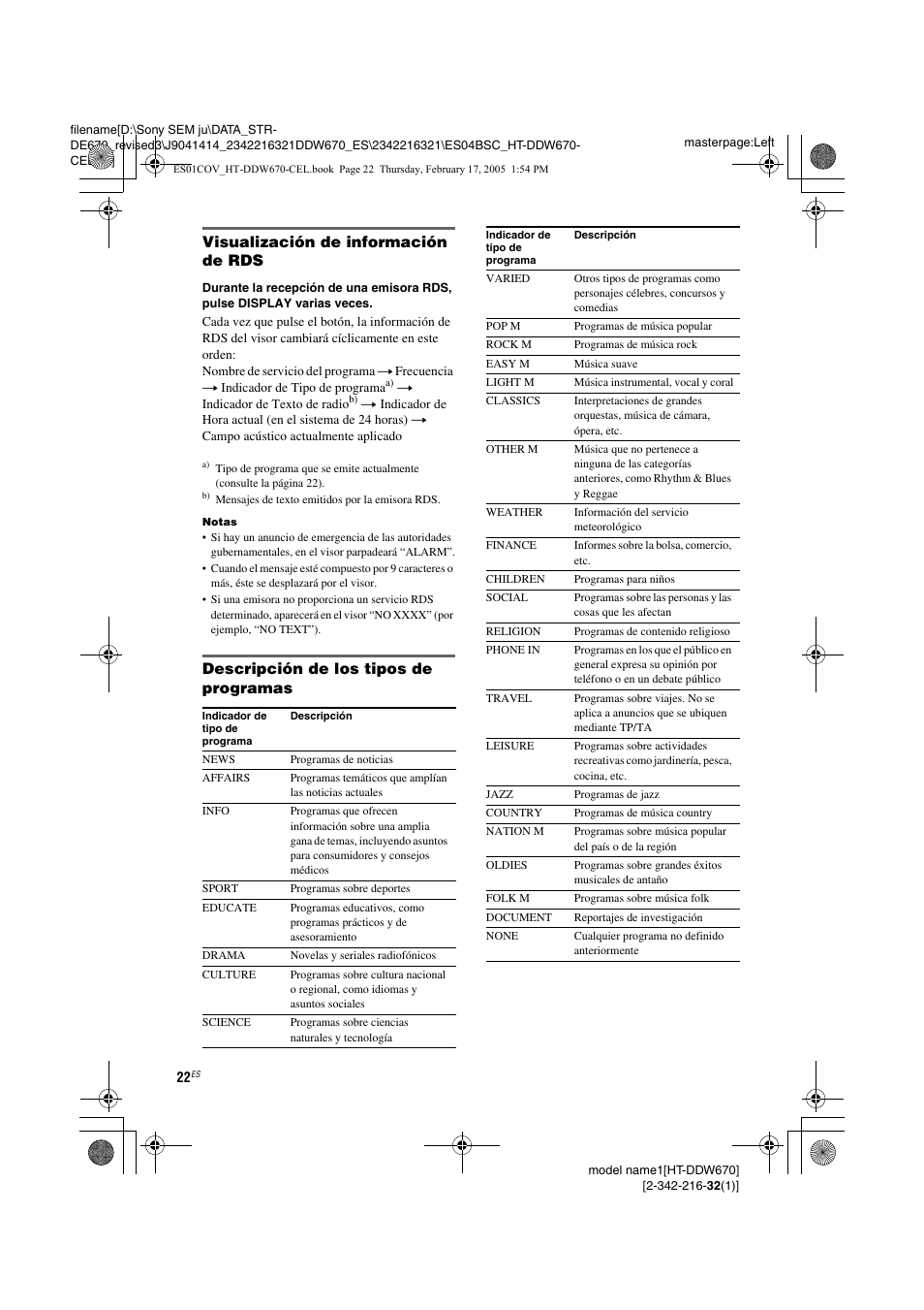Sony HT-DDW670 User Manual | Page 22 / 48