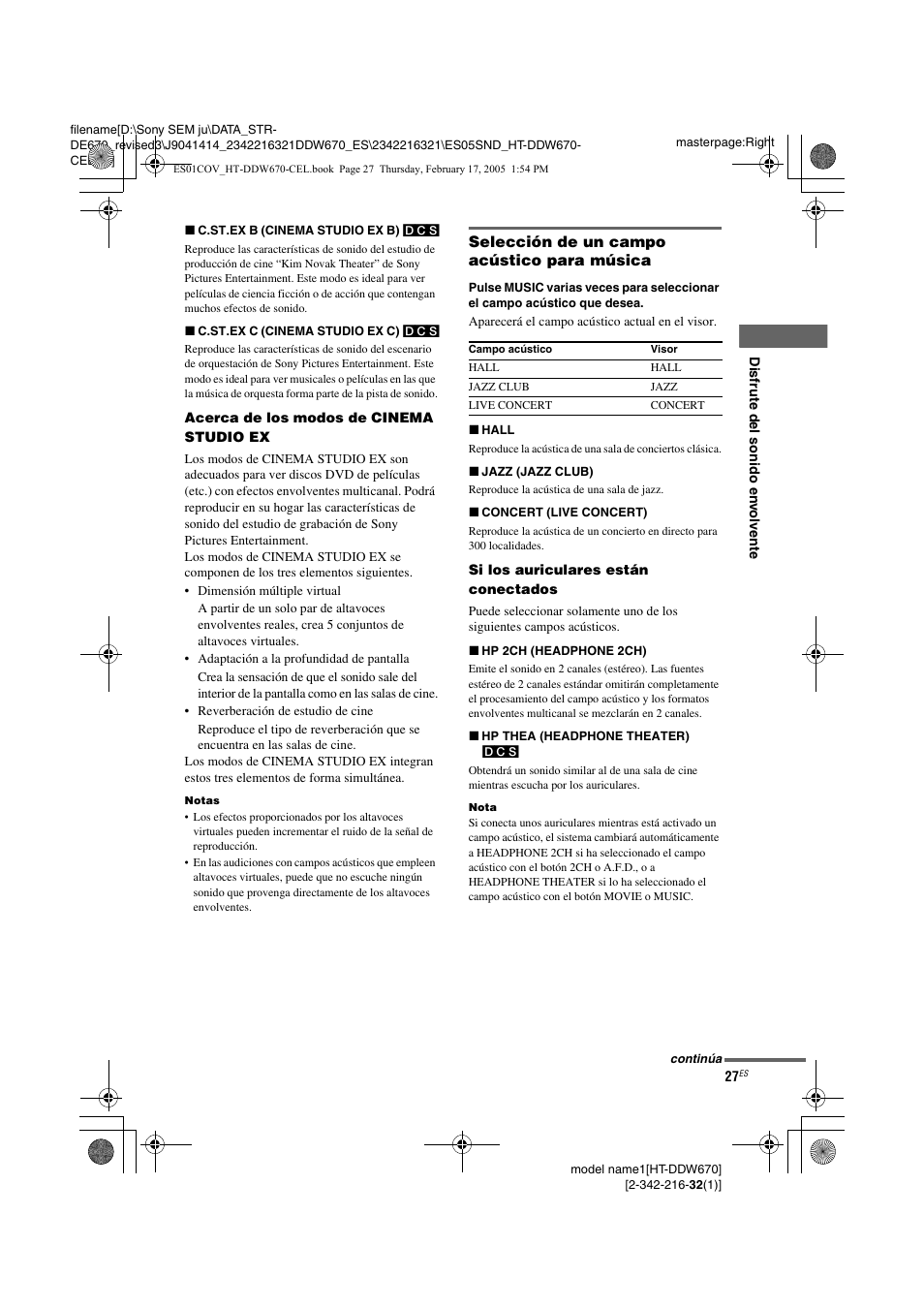 Sony HT-DDW670 User Manual | Page 27 / 48