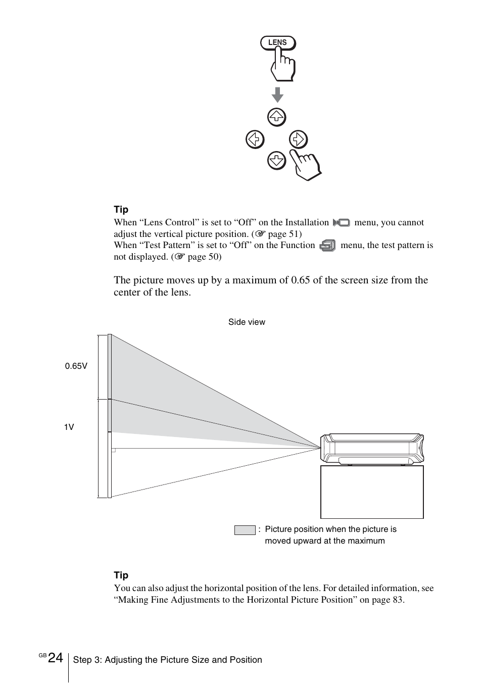 Sony VPL-VW100 User Manual | Page 24 / 259