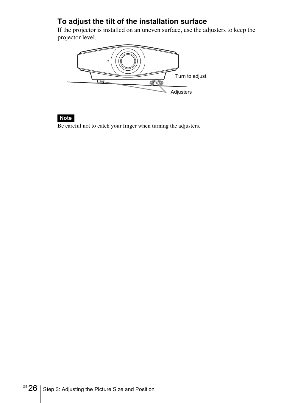 Sony VPL-VW100 User Manual | Page 26 / 259