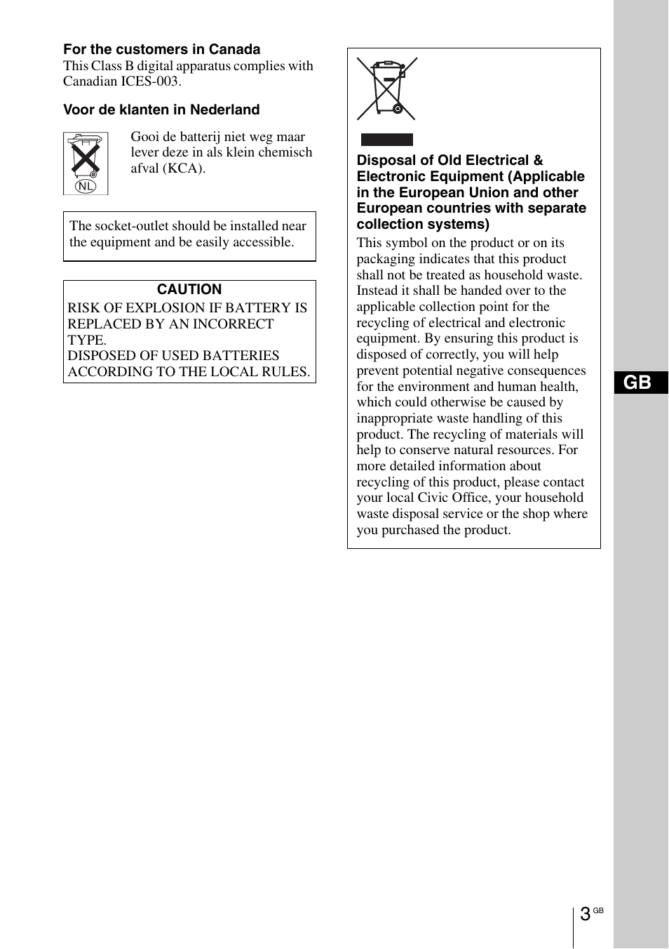 Sony VPL-VW100 User Manual | Page 3 / 259