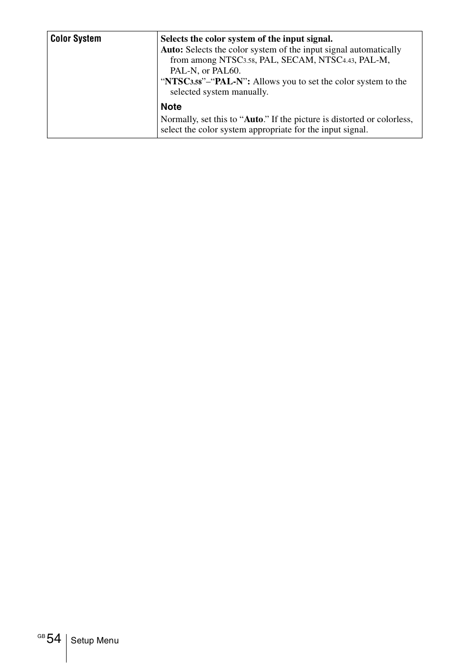 Sony VPL-VW100 User Manual | Page 54 / 259