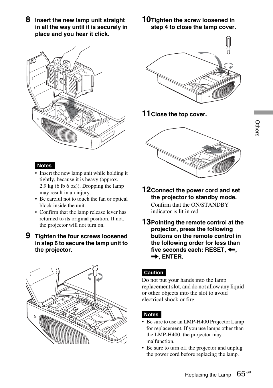 Sony VPL-VW100 User Manual | Page 65 / 259