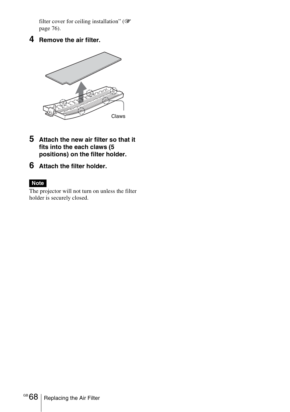 Sony VPL-VW100 User Manual | Page 68 / 259