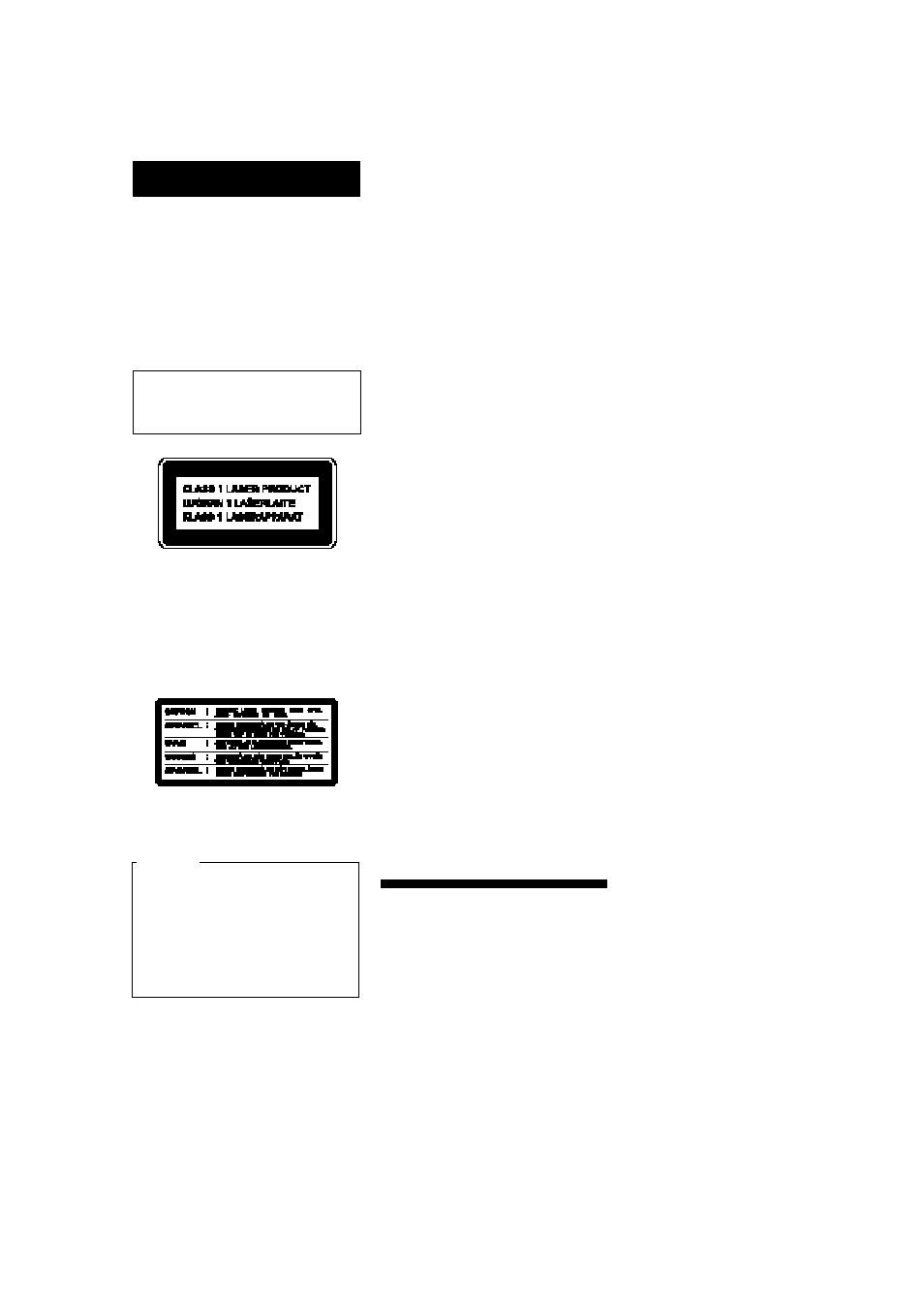 Precautions, Warning | Sony CDP-XE200 User Manual | Page 2 / 46
