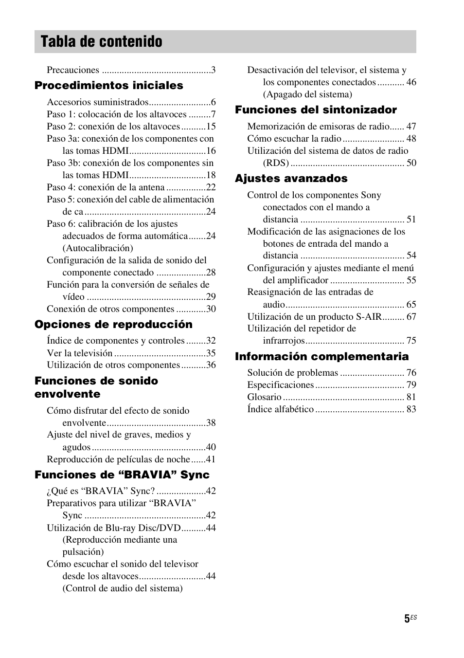 Sony HT-IS100 User Manual | Page 91 / 172