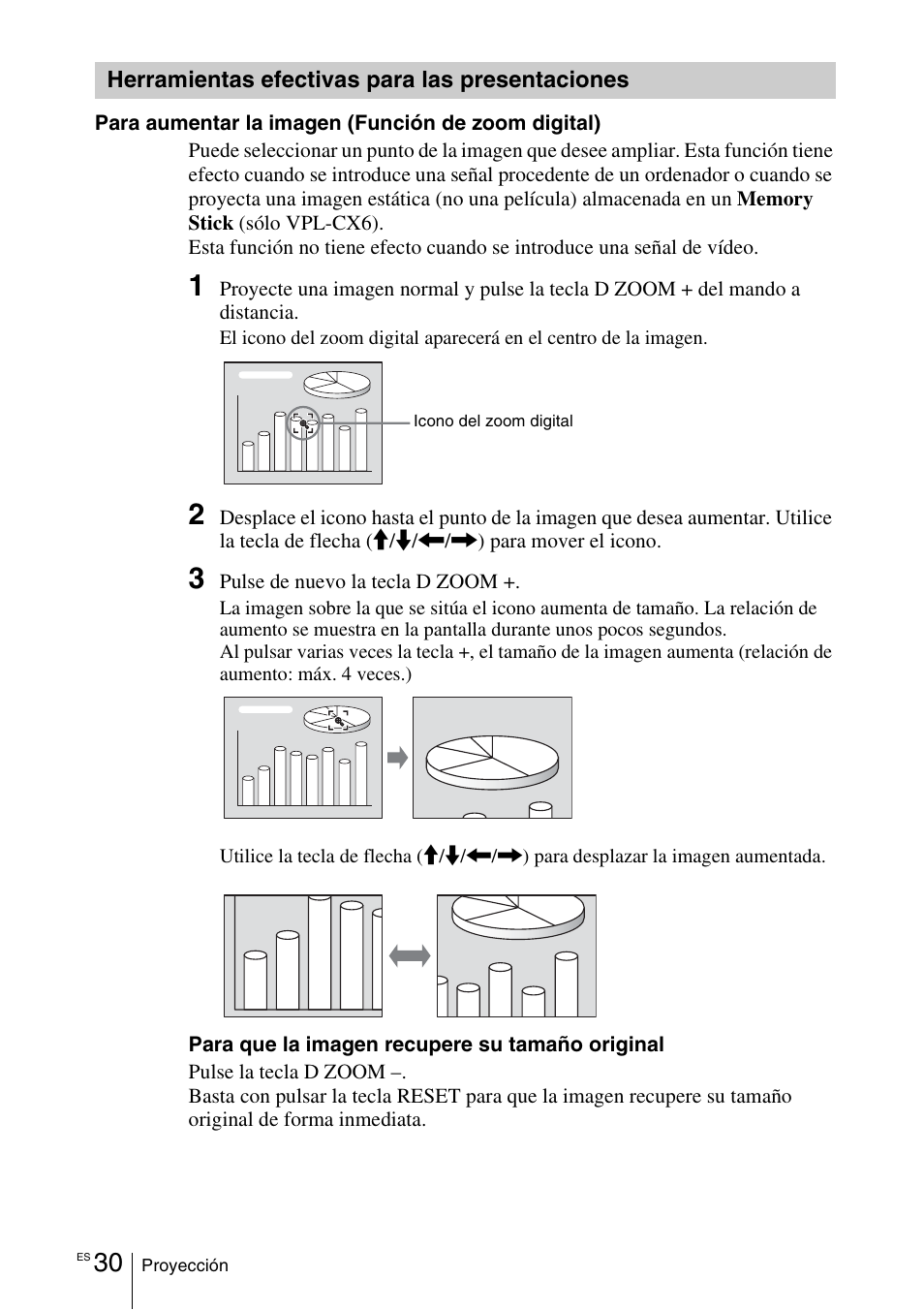 Herramientas efectivas para las presentaciones, Herramientas efectivas para las, Presentaciones | Sony VPL-EX1 User Manual | Page 138 / 164