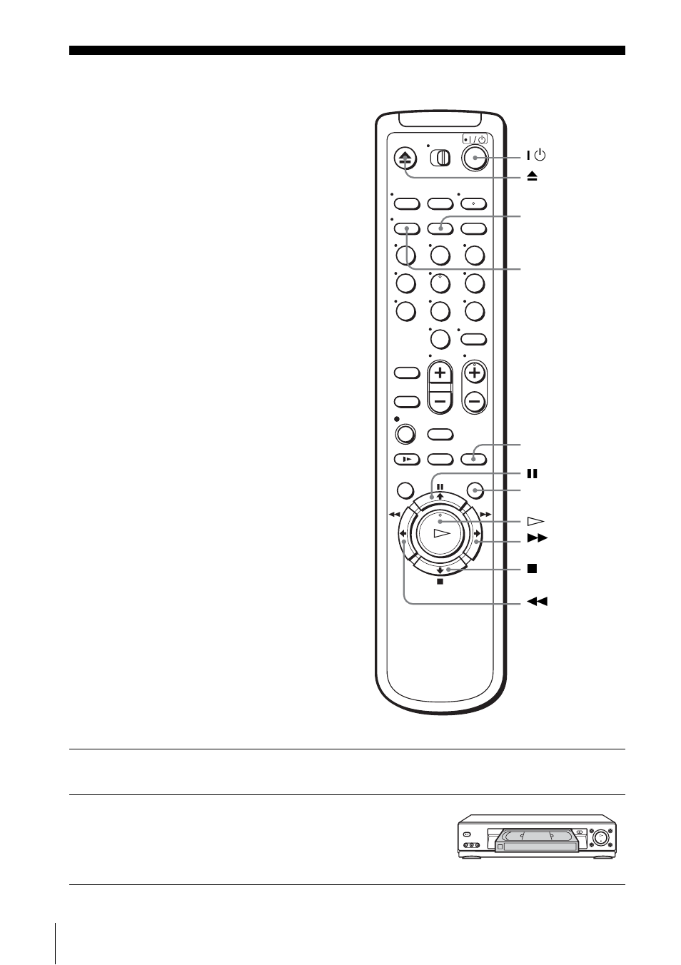 Basic operations, Playing a tape, Play | Sony SLV-N700 User Manual | Page 30 / 68