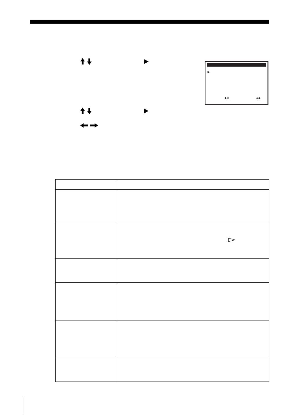 Changing menu options | Sony SLV-N700 User Manual | Page 52 / 68