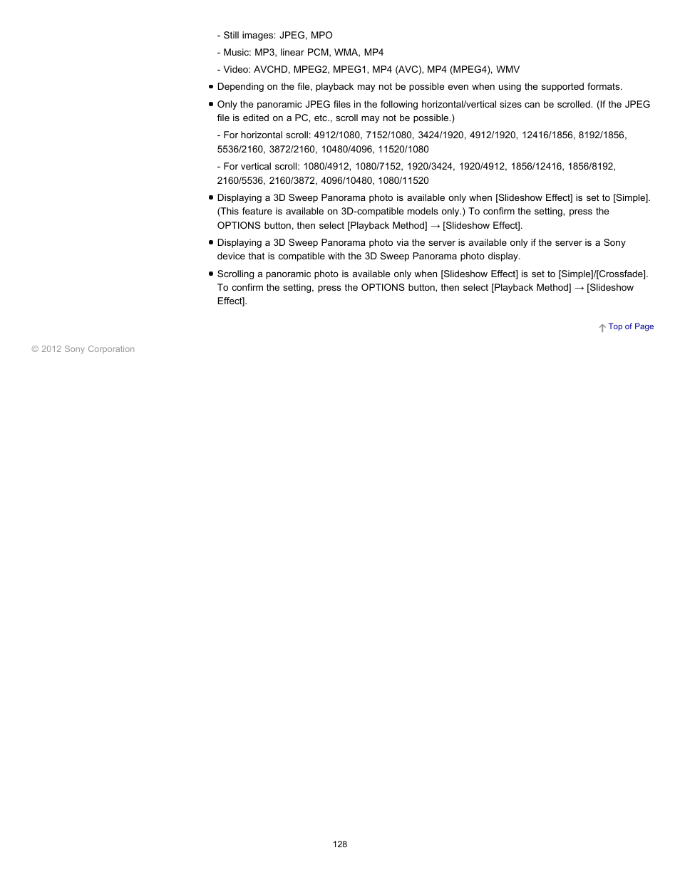 Sony KDL-55HX750 User Manual | Page 128 / 192