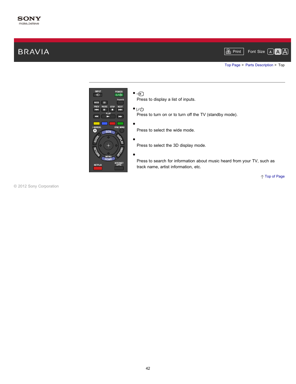 Sony KDL-55HX750 User Manual | Page 42 / 192