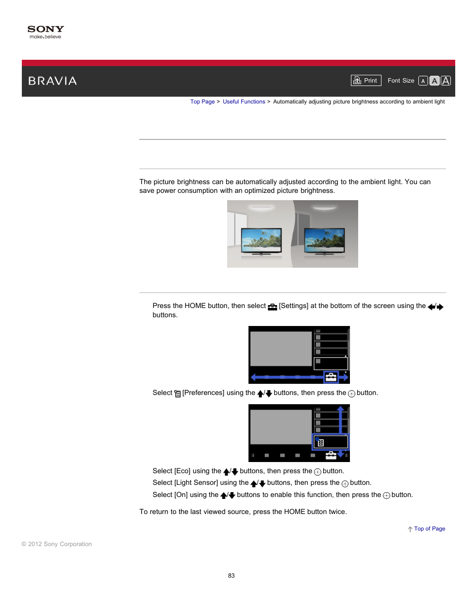 Sony KDL-55HX750 User Manual | Page 83 / 192